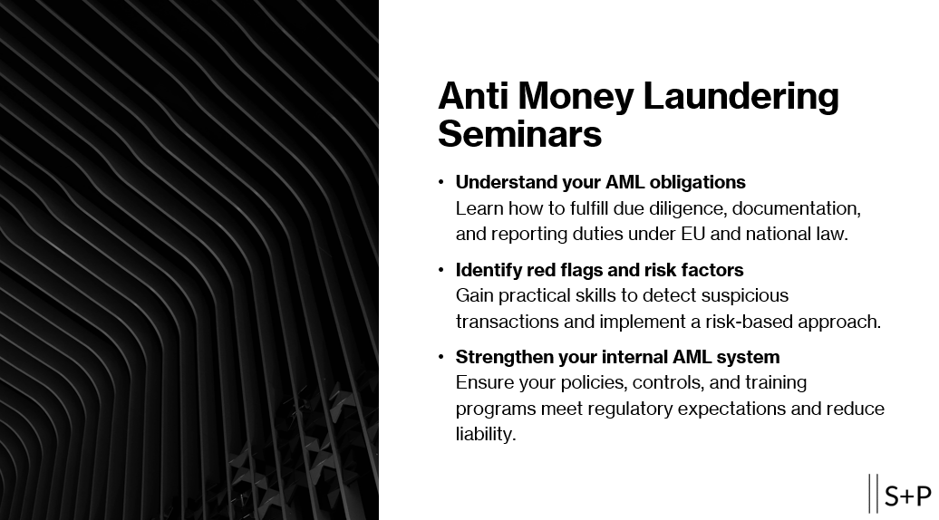 Beitragsbild Anti Money Laundering Seminars